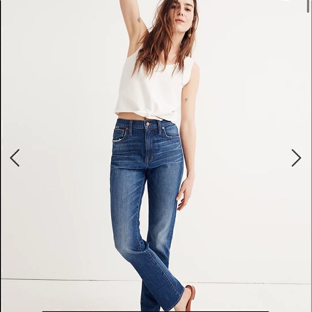 Madewell The High-rise Slim Boy Jean Size 26